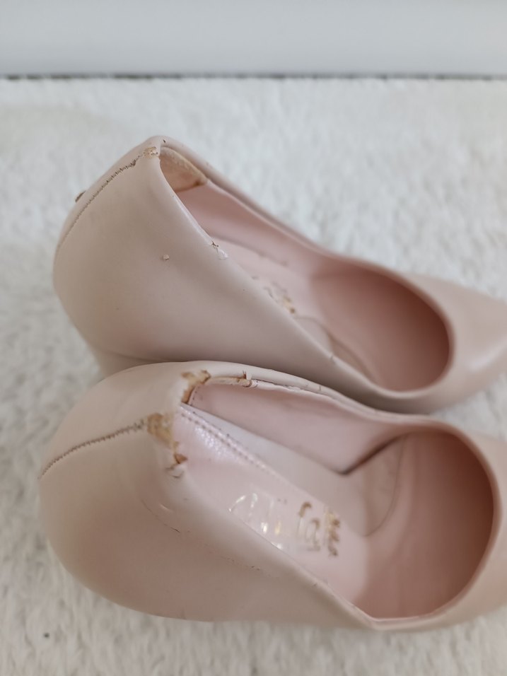 Bej Kadın Topuklu Stiletto - Diger - Görsel 3