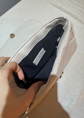 Bej Deri Tokalı Kadın Çanta - Görsel 3