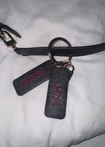 Siyah Baskılı Deri Kadın Omuz Çantası - Görsel 4