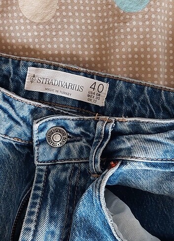 Stradivarius Stradivarius D98 Mavi Vintage Jean