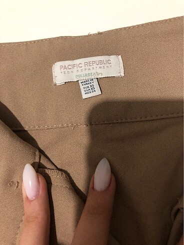 xs Beden camel Renk pull mini etek