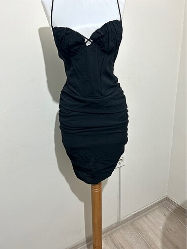 xs Beden Milla drape detaylı elbise