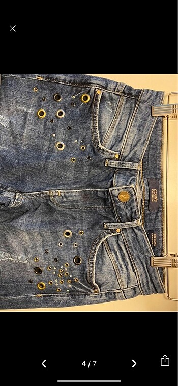 xs Beden mavi Renk Colins jean