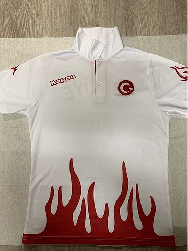 Kappa Türkiye Beyaz Kappa mili takım orjinal formasıdır koleksiyonlukt