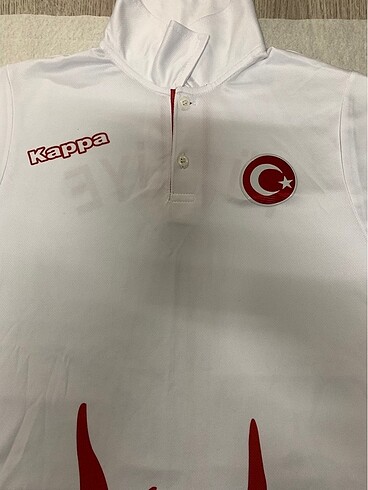 s/m Beden Türkiye Beyaz Kappa mili takım orjinal formasıdır koleksiyonlukt