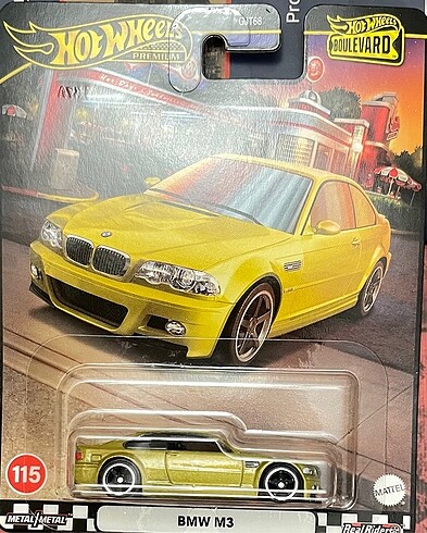 BMW M-3 Hot Weels PREMİUM serisi sıfır kutu koleksiyoncular içi
