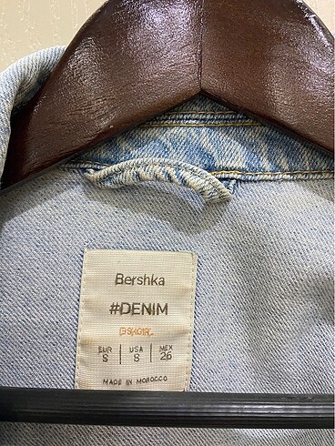 s Beden mavi Renk Bershka kot ceket