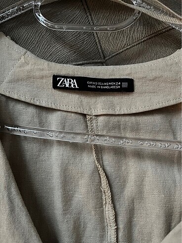 xs Beden camel Renk Zara elbise