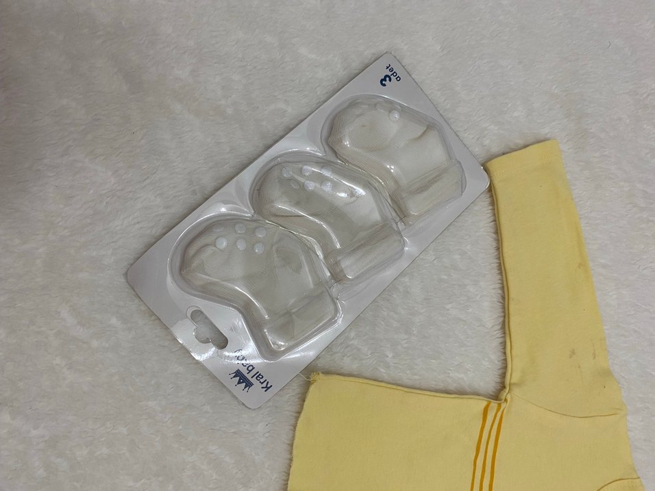 Sarı Baskılı Bebek İçlik - Görsel 4