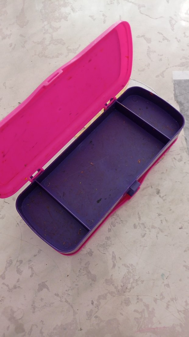 Pembe Tokalı Renkli Çocuk kalemlik kutusu - Görsel 2