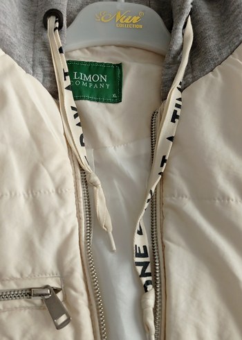 Cep Detaylı Beyaz Midi Kadın mont - Görsel 3