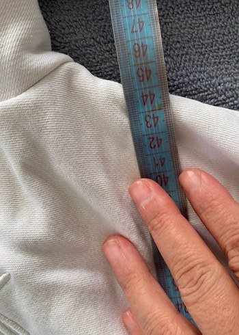 Kadın Beyaz Nakışlı  Sweatshirt - Görsel 2