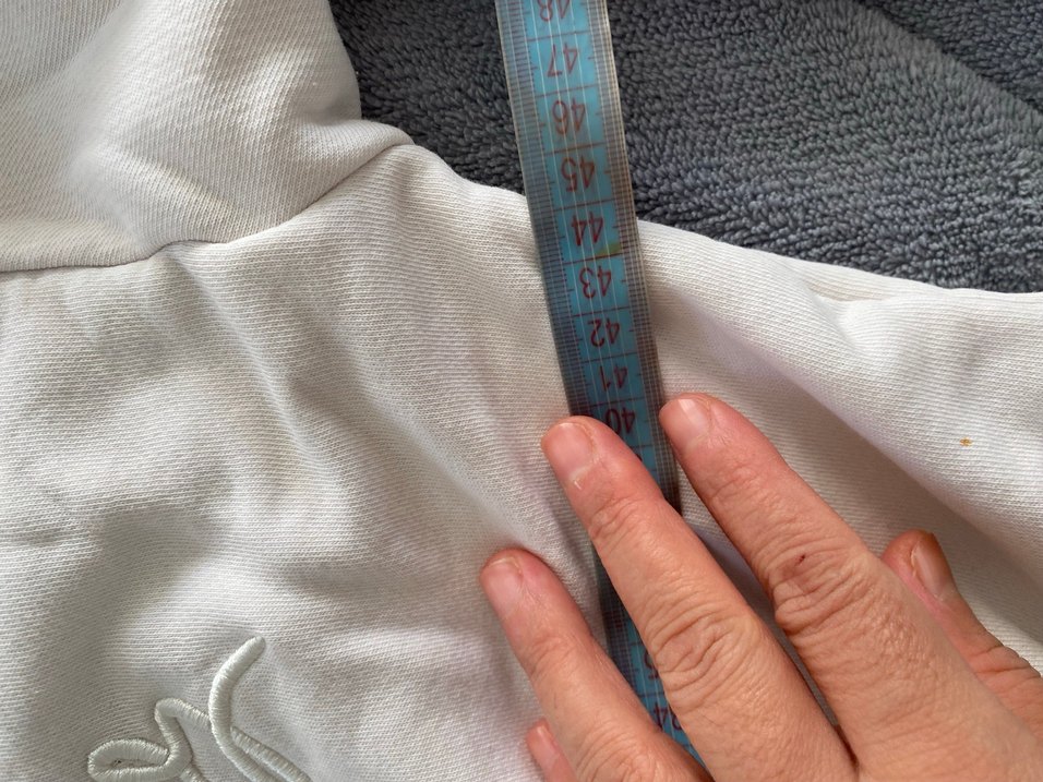 Kadın Beyaz Nakışlı  Sweatshirt - Görsel 2