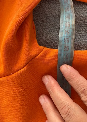 Turuncu BaskılıSweatshirt - Görsel 4