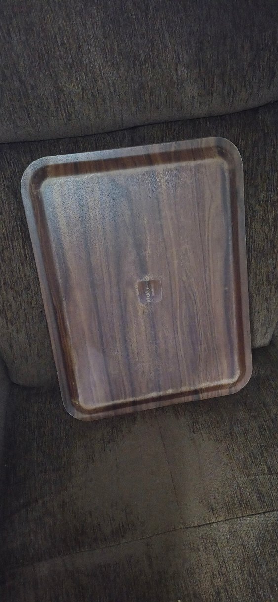 7 adet Parlak Kahverengi Dikdörtgen Tepsi 36x46 cm - Görsel 2