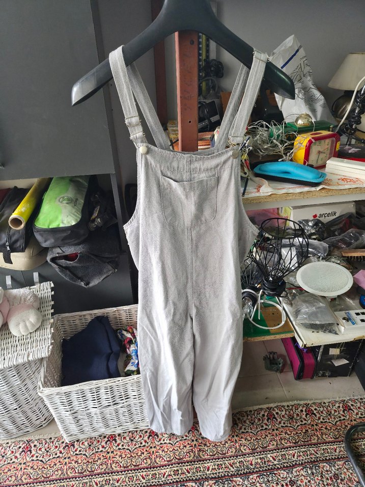 46.Gri Midi Tulum - Görsel 5