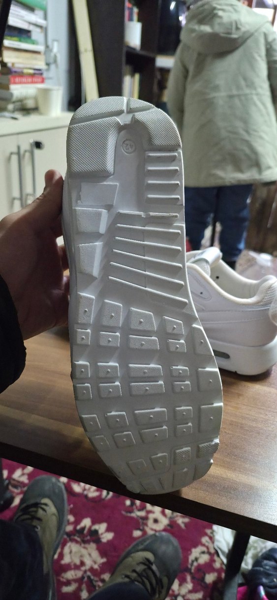 Nike Air Max Beyaz unisex Spor Ayakkabı - Görsel 4