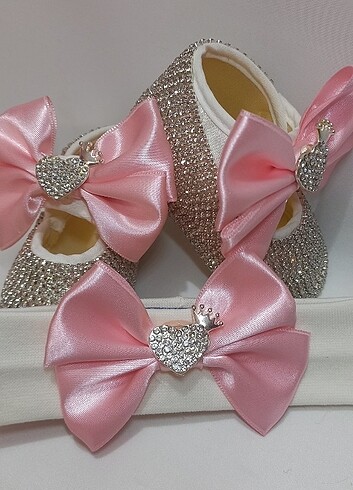 Yenidoğan patiği ve bandana  - Görsel 4