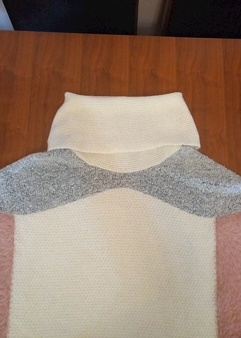 Kolsuz Boğazlı Kürk Detaylı Tünik - Görsel 3