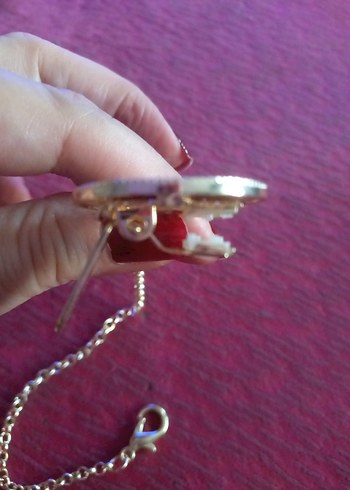 Zirkon taşlı emzik zinciri - Görsel 2