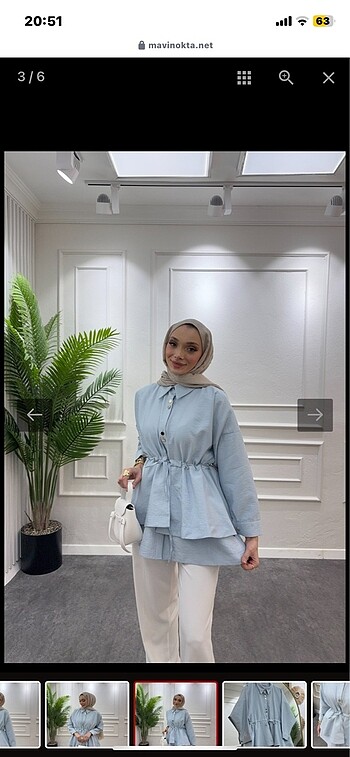 mavi tunik
