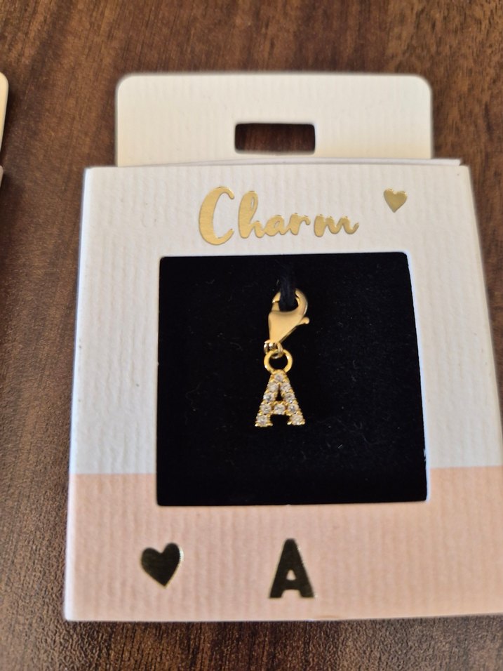 Parlak Gold Kolye ve Charm - Görsel 3