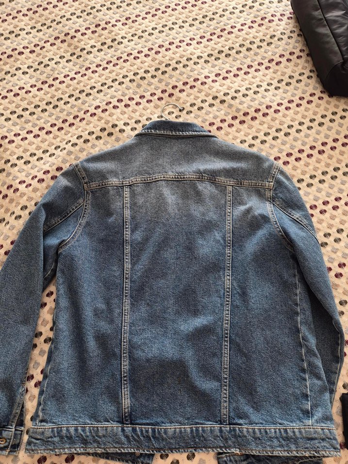 Mavi Düğmeli Kadın Denim Ceket - Görsel 3