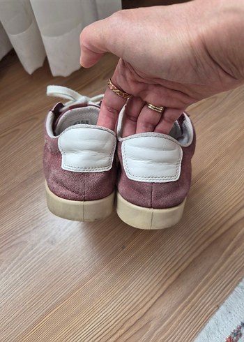Ecco orijinal Bordo Süet ayakkabı - Görsel 3