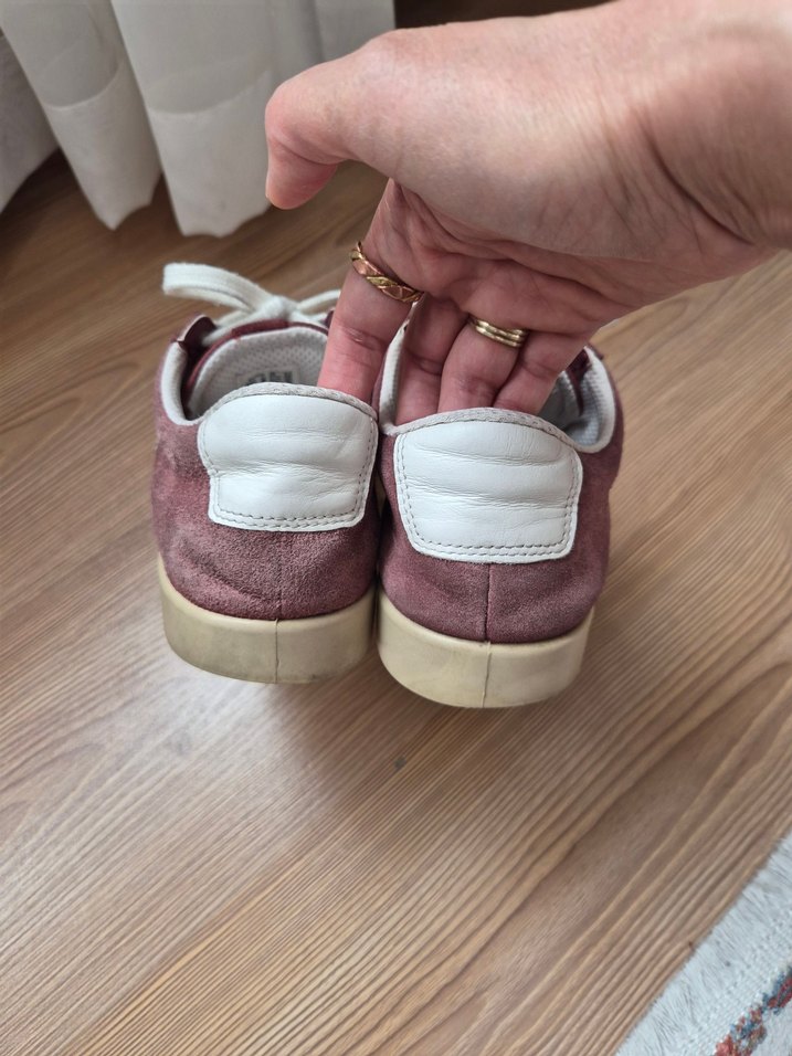 Ecco orijinal Bordo Süet ayakkabı - Görsel 3