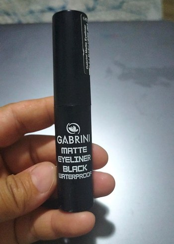 Gabrini Mat Siyah Suya Dayanıklı Eyeliner