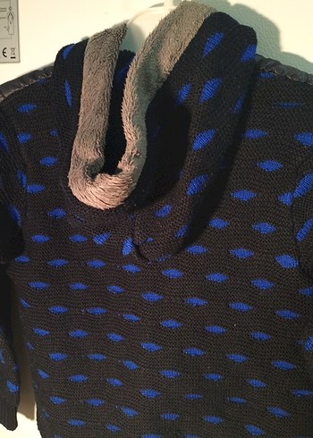 Erkek Çocuk Lacivert Fermuarlı Ceket - Görsel 8