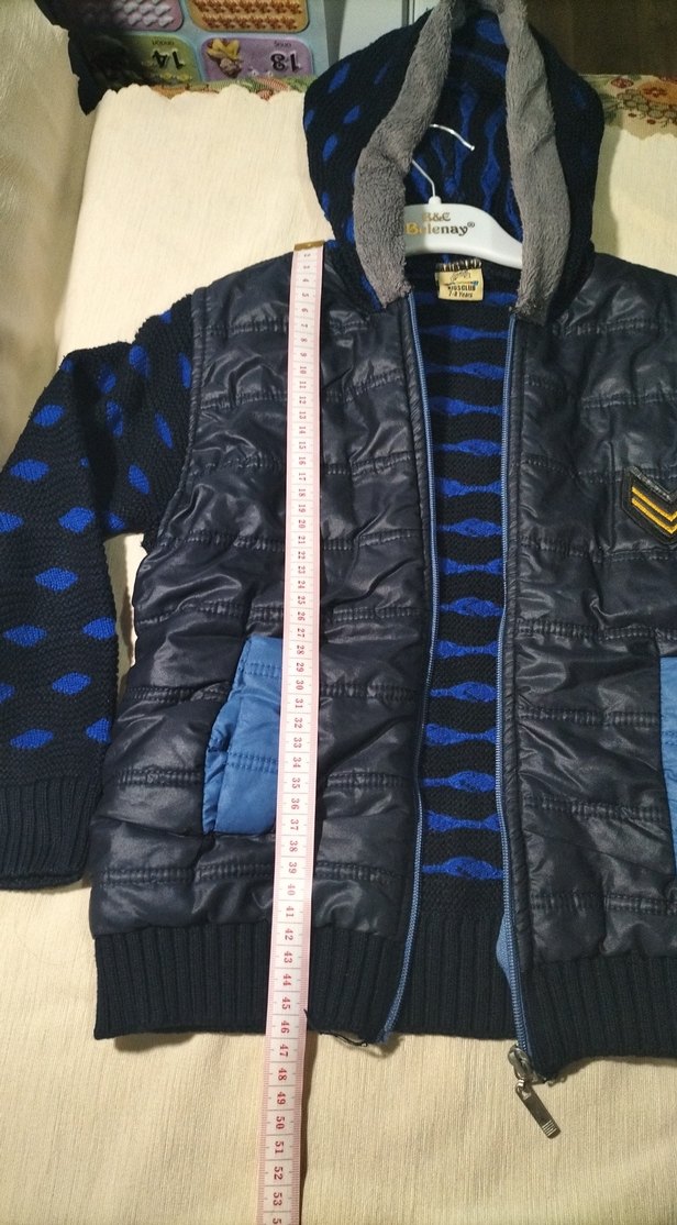 Erkek Çocuk Lacivert Fermuarlı Ceket - Görsel 4