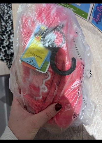 Peppa Pig Renkli Baskılı Çocuk Bere ve Eldiven Seti - Görsel 7