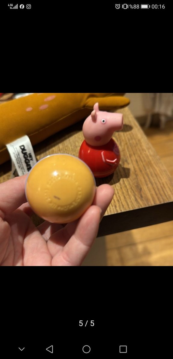 Rengarenk Peppa Domuz ve Kurt Figürleri - Görsel 5