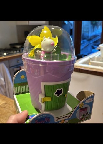 Pastel Mor Peppa Pig Saksı Oyuncak - Görsel 2