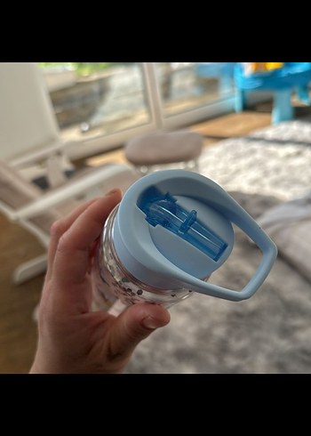 Renkli Kar Beyazı Temalı Disney Pamuk Prenses Çocuk Matara - Görsel 5