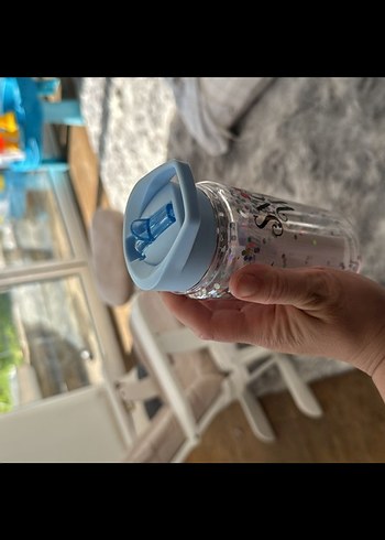 Renkli Kar Beyazı Temalı Disney Pamuk Prenses Çocuk Matara - Görsel 4