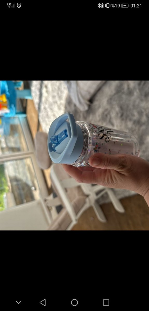 Renkli Kar Beyazı Temalı Disney Pamuk Prenses Çocuk Matara - Görsel 4