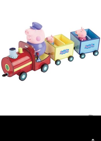 Peppa Pig Büyükbaba Domuz Treni Oyuncak Seti - Görsel 4