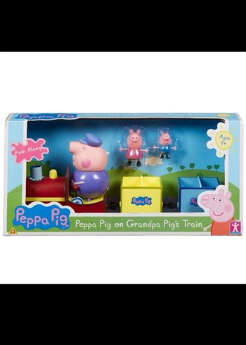 Peppa Pig Büyükbaba Domuz Treni Oyuncak Seti - Görsel 3
