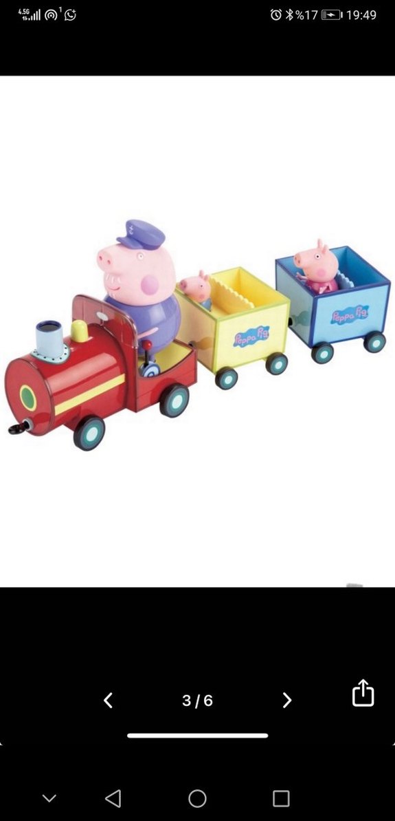 Peppa Pig Büyükbaba Domuz Treni Oyuncak Seti - Görsel 4