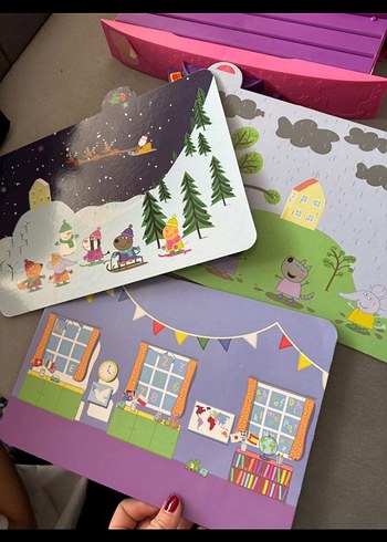 Peppa Pig Temalı Oyuncak Sahne Seti - Görsel 4