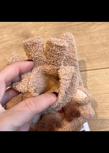 Çok sevimli pamakları kapanır eldiven - Görsel 3