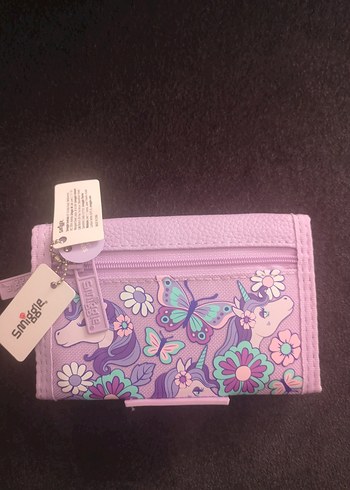 Mor Unicorn Baskılı simmigle lisanslı Çocuk Cüzdanı - Görsel 2