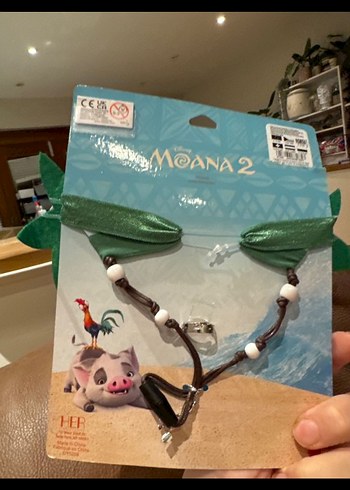 Moana 2 Temalı Boncuklu Çocuk Kolyesi takı seti - Görsel 2