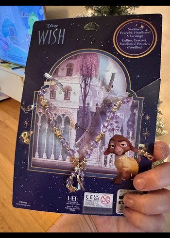 Disney wish prenses aksesuar Çocuk Takı Seti - Görsel 3