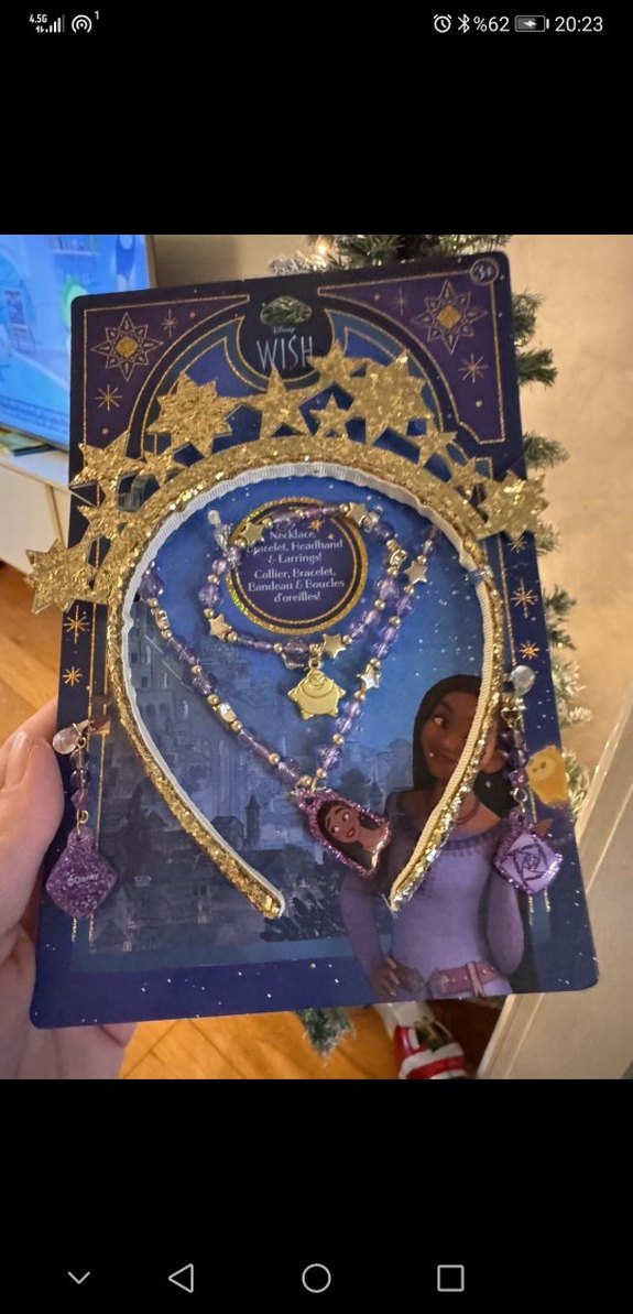 Disney wish prenses aksesuar Çocuk Takı Seti - Görsel 2