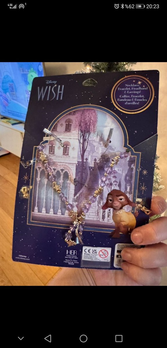 Disney wish prenses aksesuar Çocuk Takı Seti - Görsel 3