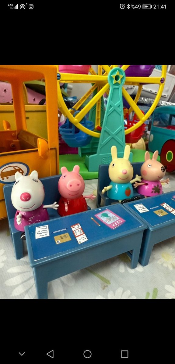 Peppa Pig okul /sınıf set - Görsel 2