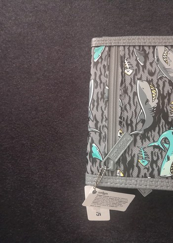 Gri Baskılı simmigle lisanslı Çocuk Cüzdanı - Görsel 2